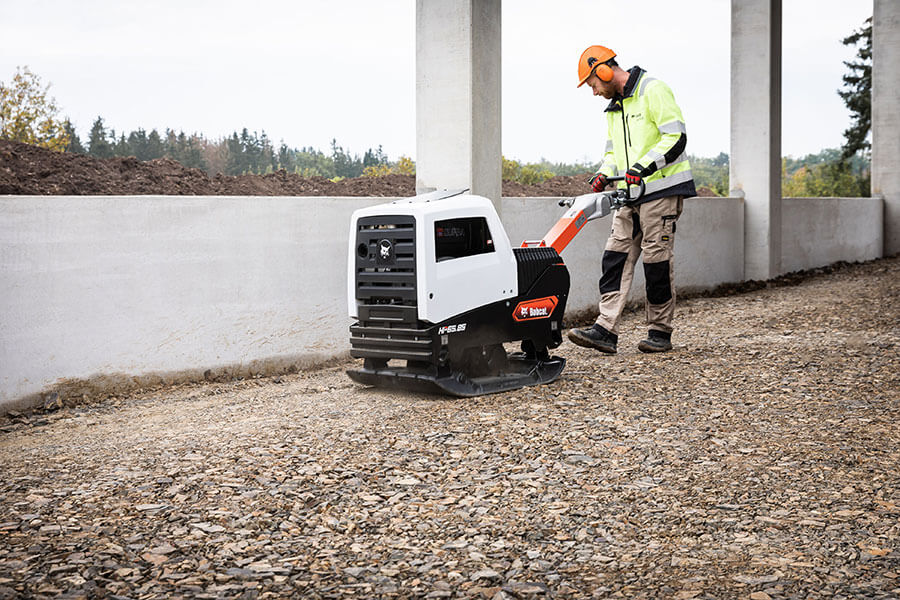хидростатична плоча Bobcat в действие